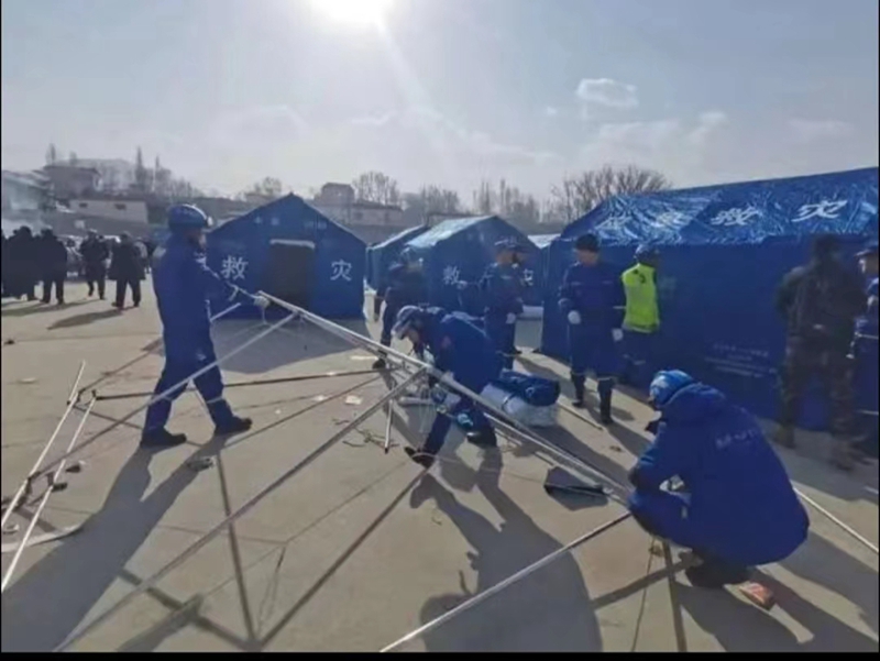 甘肃积石山地震救灾